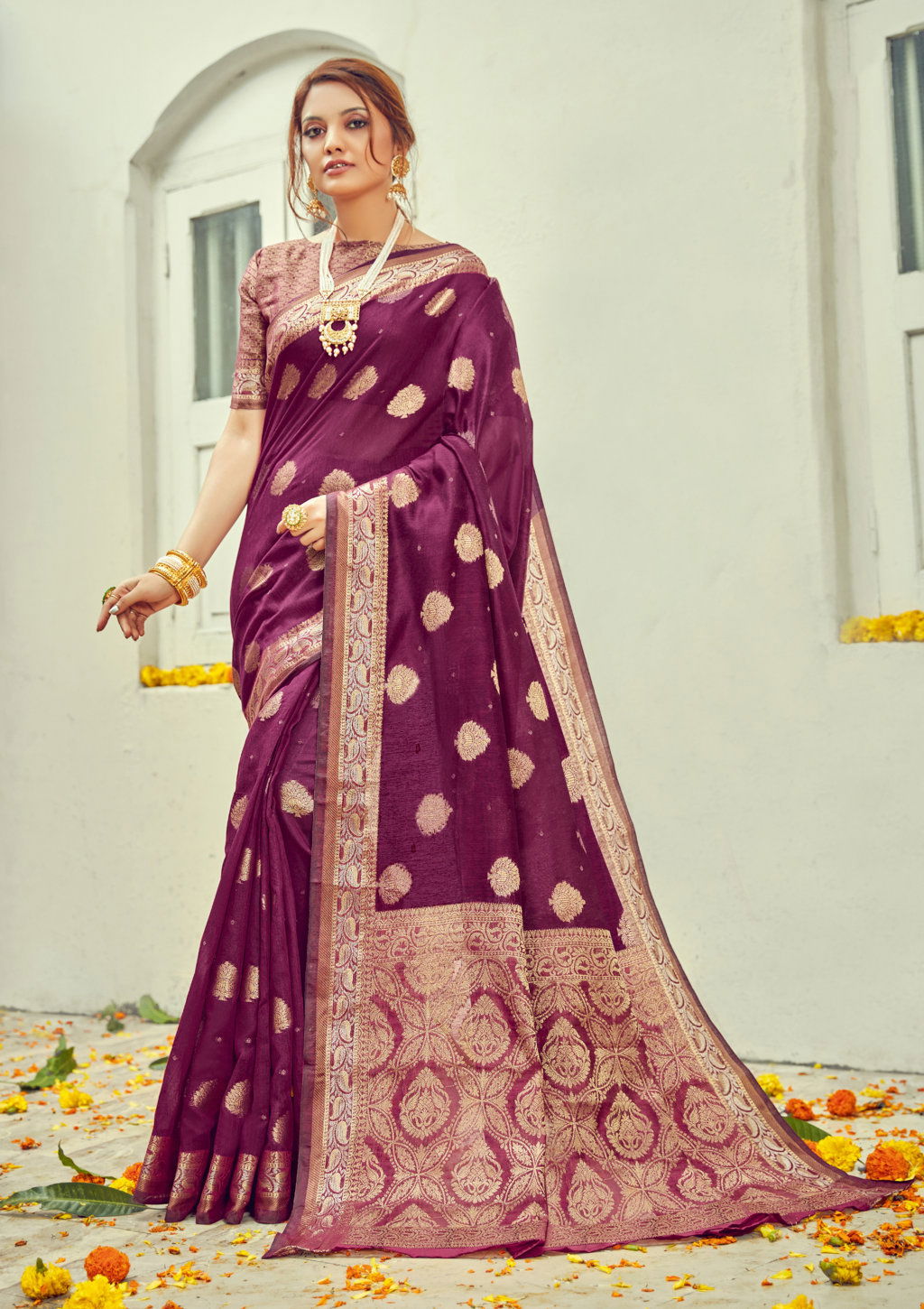 Sangam Korvai Cotton Handloom Festive Wear Fancy Designer Sarees Collection