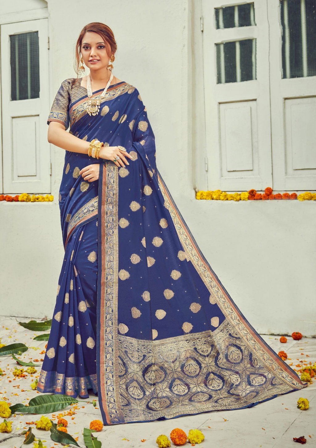 Sangam Korvai Cotton Handloom Festive Wear Fancy Designer Sarees Collection