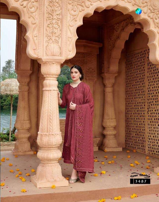 Your Choice Magnet Latest Heavy Festive Wear Dress Material Collection 