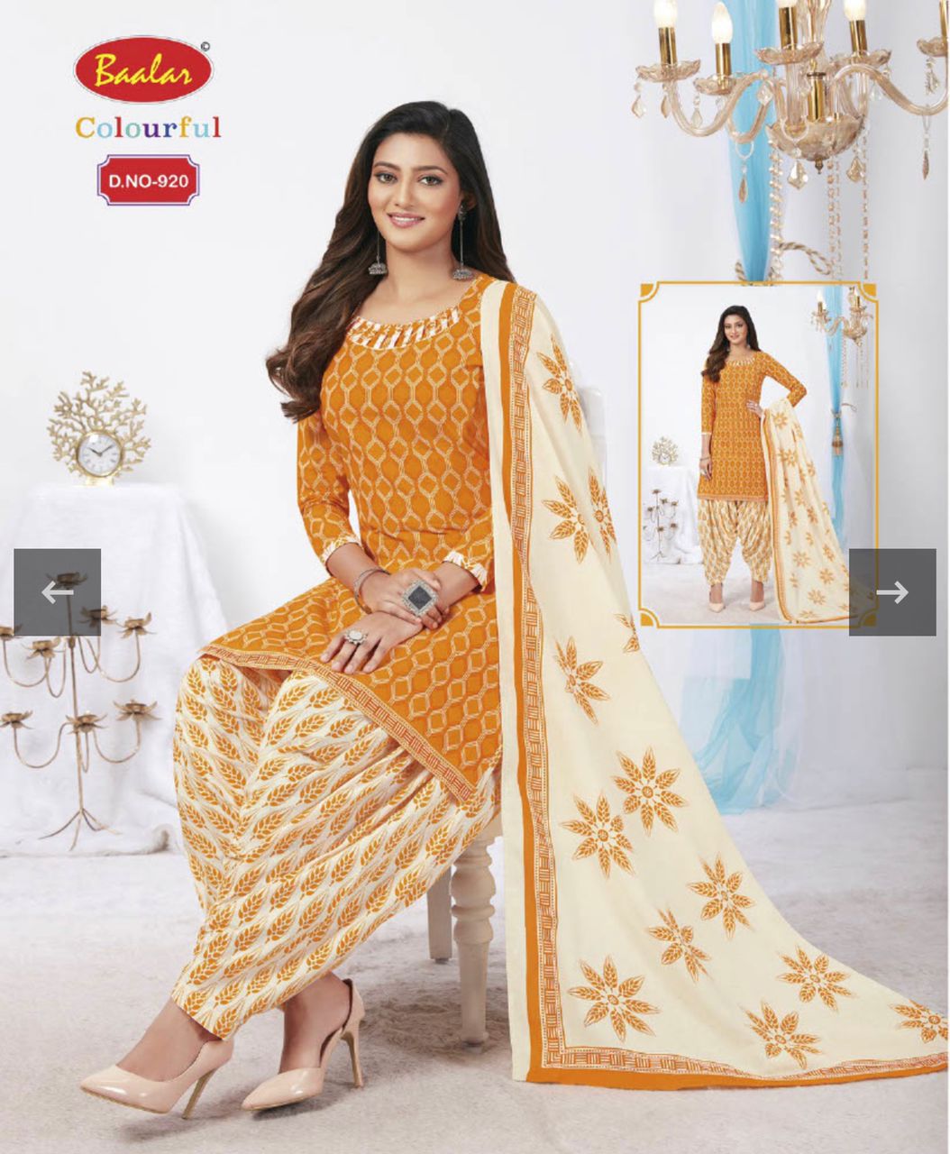 Baalar Colourful Nx 9 Readymade Casual Wear Cotton Salwar Suit Collection 