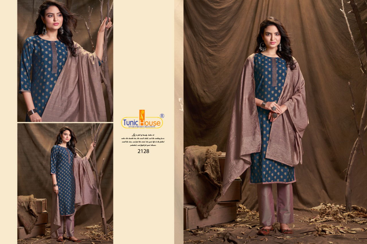 Tunic House Era Dupatta 4 Designer Festive Wear Muslin Silk Ready Made Collection