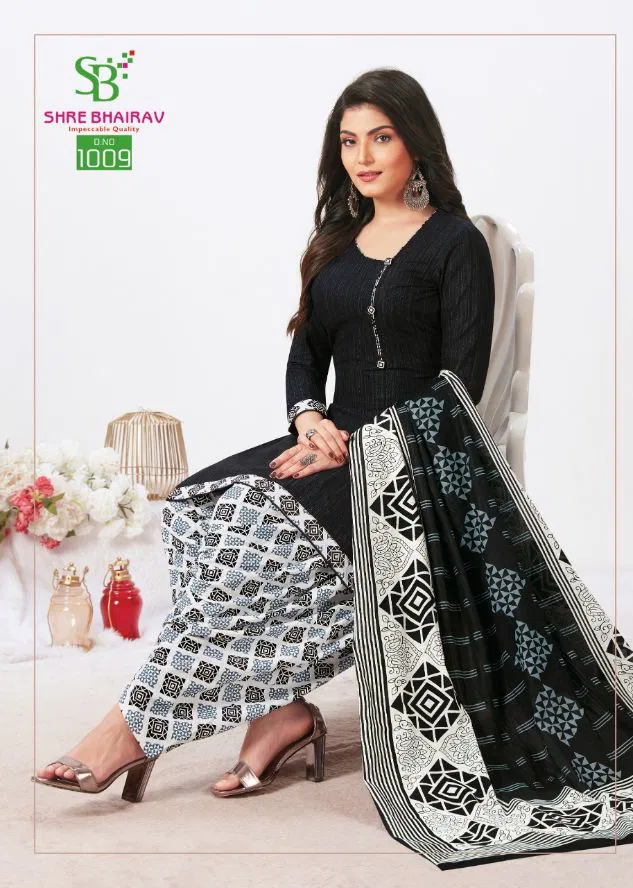 Shre Bhairav Priyamani Look Book 3 Regular Wear Cotton Ready Made Collection