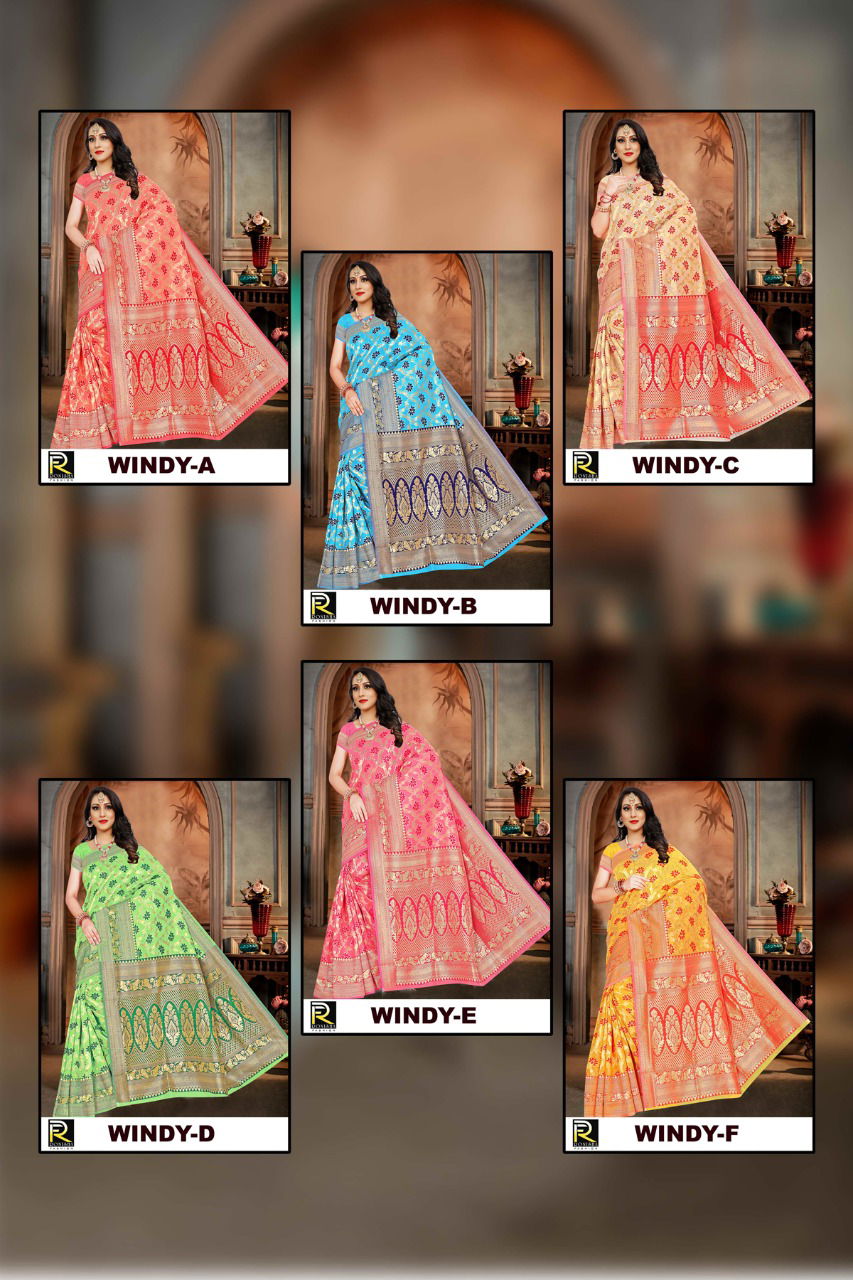 Ronisha Windy Latest Ethnic Wear Cotton Silk Printed Saree Collection