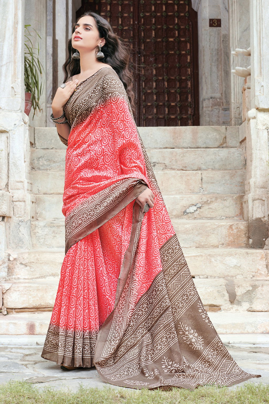 Sangam Aakruti Casual Daily Wear Cotton Printed Saree Collection