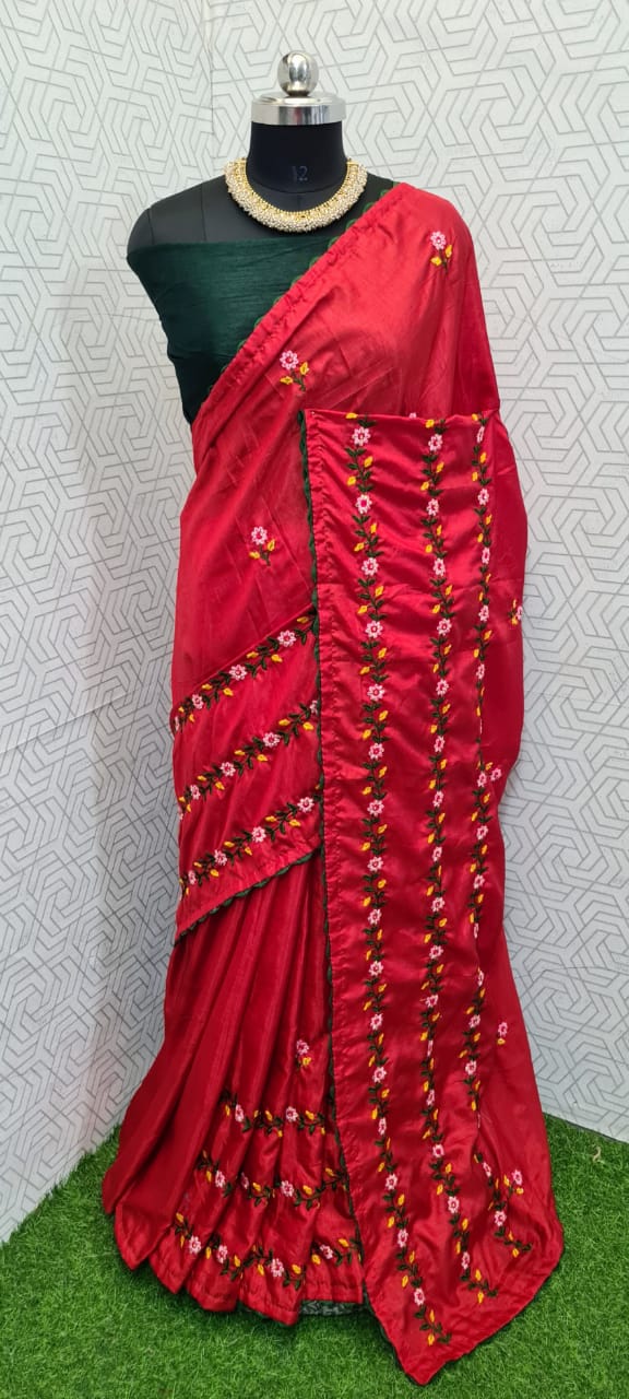 Mahek 48 Fancy Festive Wear Designer Dhola Silk Latest Saree Collection