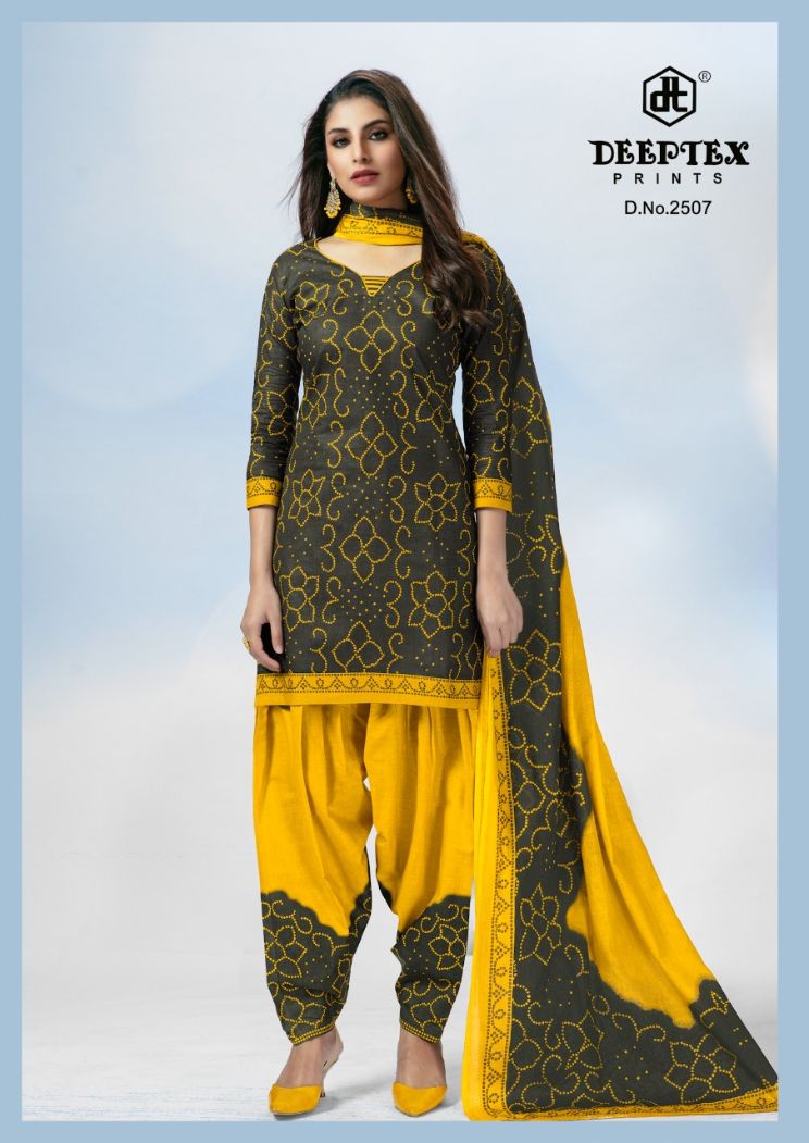  Deeptex Classic Chunaris 25 Latest Casual Wear Printed Cotton Dress Material