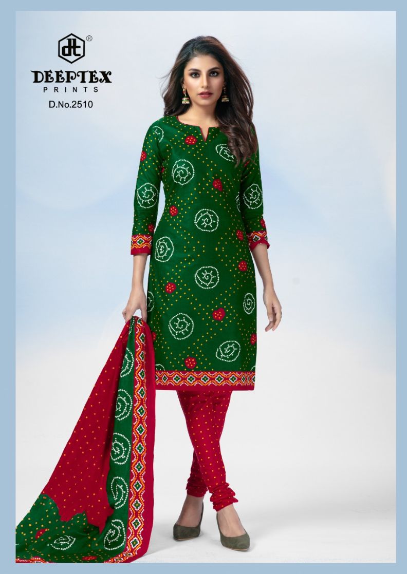  Deeptex Classic Chunaris 25 Latest Casual Wear Printed Cotton Dress Material