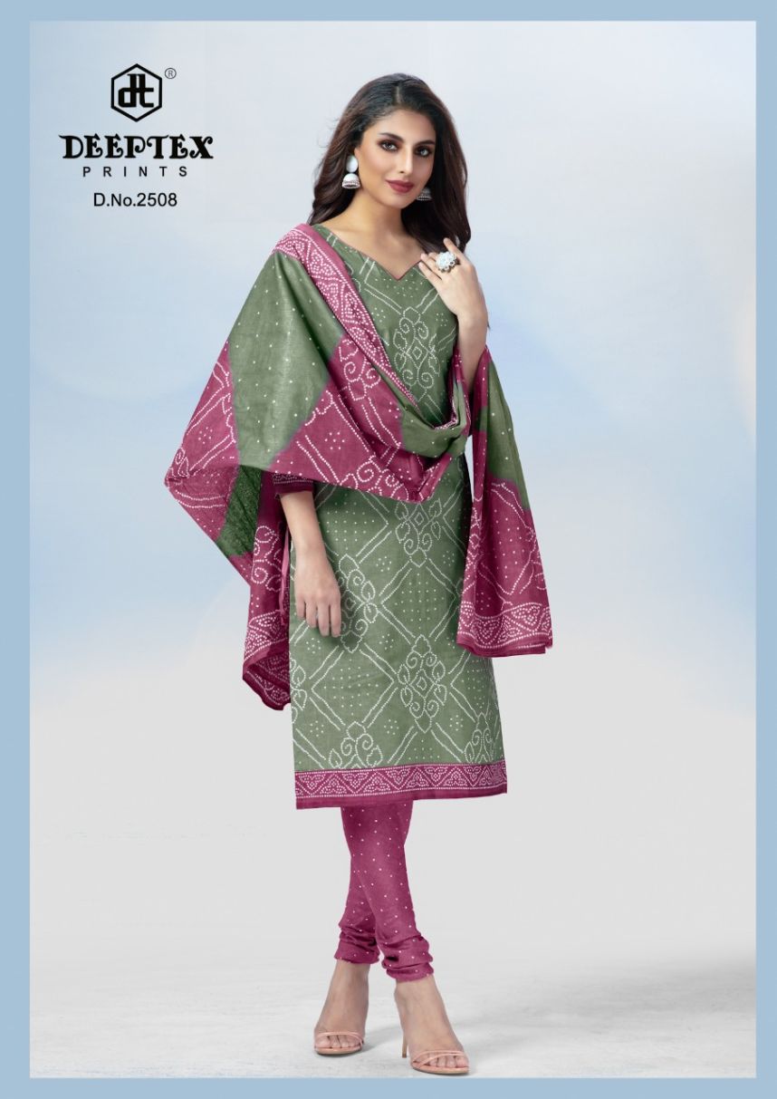  Deeptex Classic Chunaris 25 Latest Casual Wear Printed Cotton Dress Material