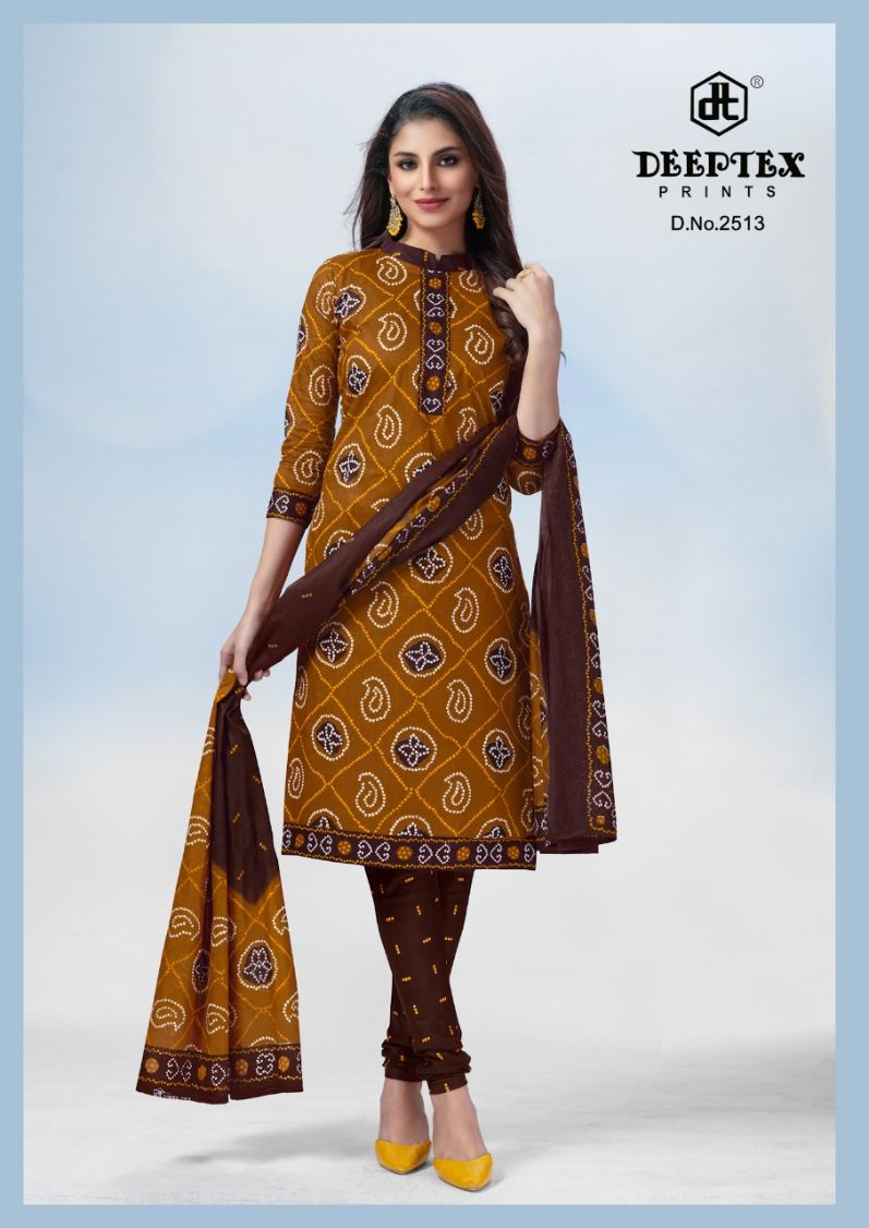 Deeptex Classic Chunaris 25 Latest Casual Wear Printed Cotton Dress Material