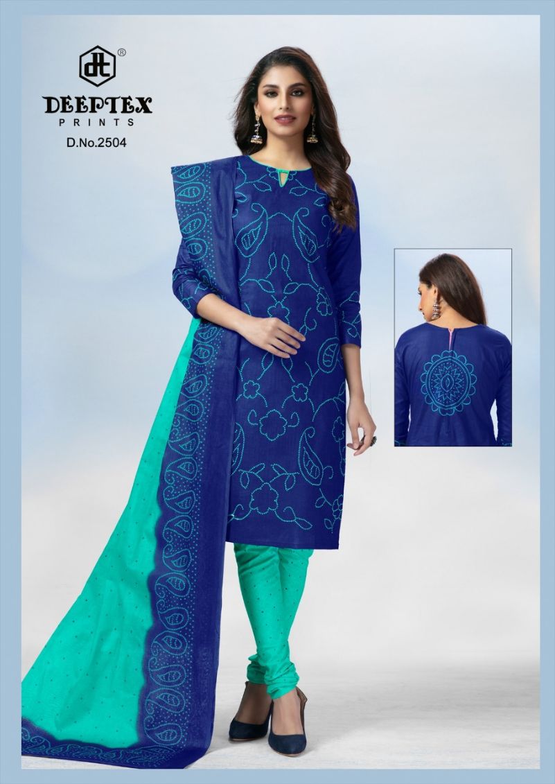 Deeptex Classic Chunaris 25 Latest Casual Wear Printed Cotton Dress Material