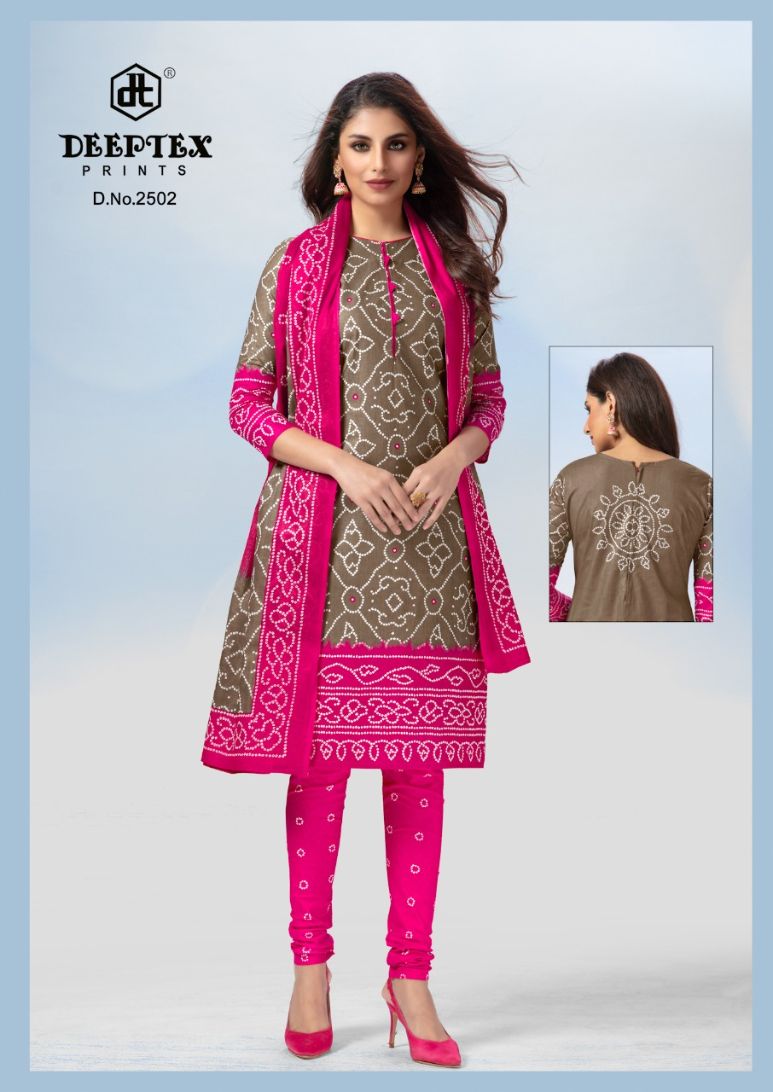  Deeptex Classic Chunaris 25 Latest Casual Wear Printed Cotton Dress Material