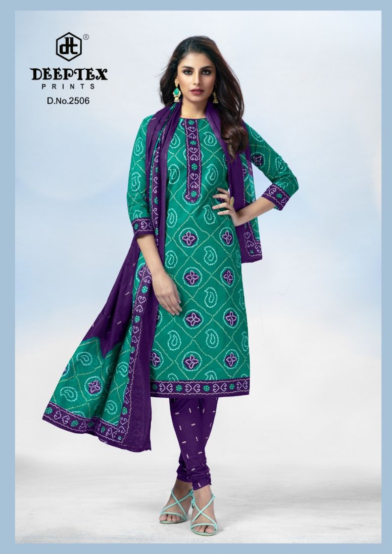  Deeptex Classic Chunaris 25 Latest Casual Wear Printed Cotton Dress Material
