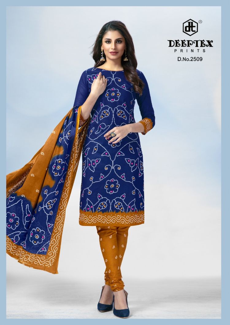 Deeptex Classic Chunaris 25 Latest Casual Wear Printed Cotton Dress Material
