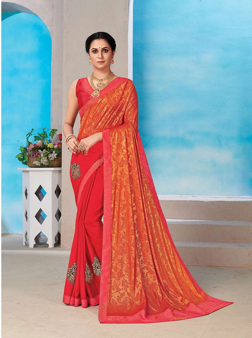 Kalista Kitty Party Wear Designer Vichitra Silk Fancy Latest Saree Collection