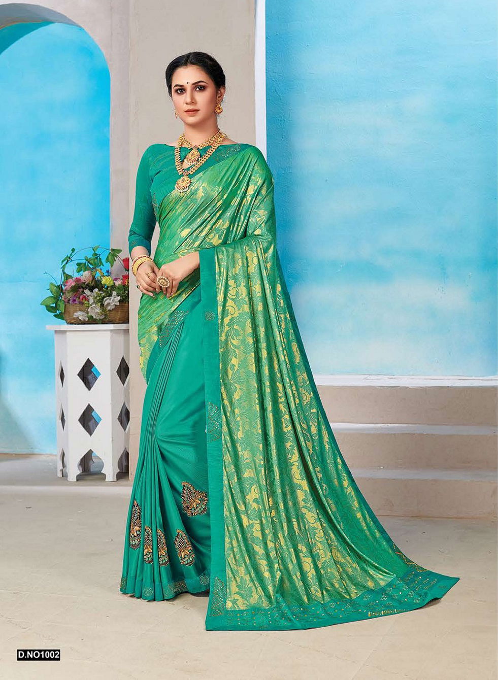 Kalista Kitty Party Wear Designer Vichitra Silk Fancy Latest Saree Collection