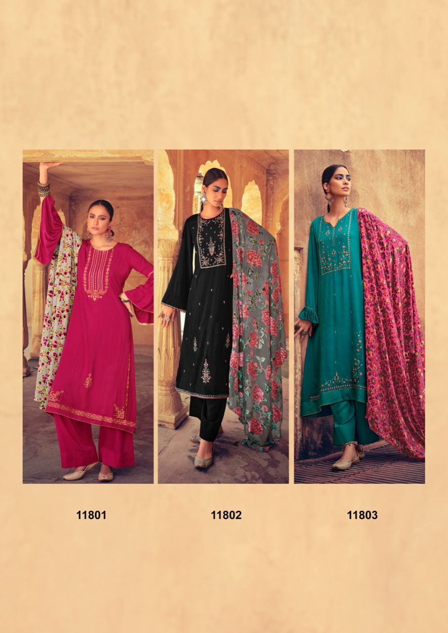 Deepsy Surahi Winter Fancy Festive Wear Designer Pashmina Latest Collection