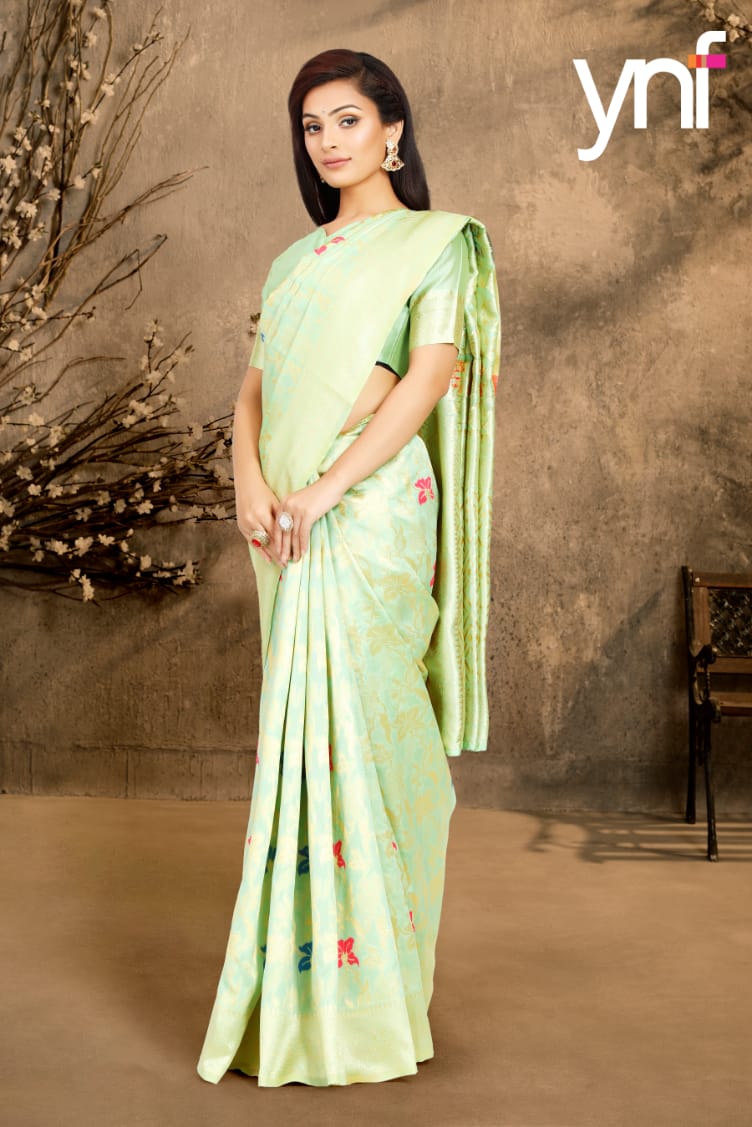 Ynf Tarannum Designer Festive Wear Poly Silk Fancy Saree Collection