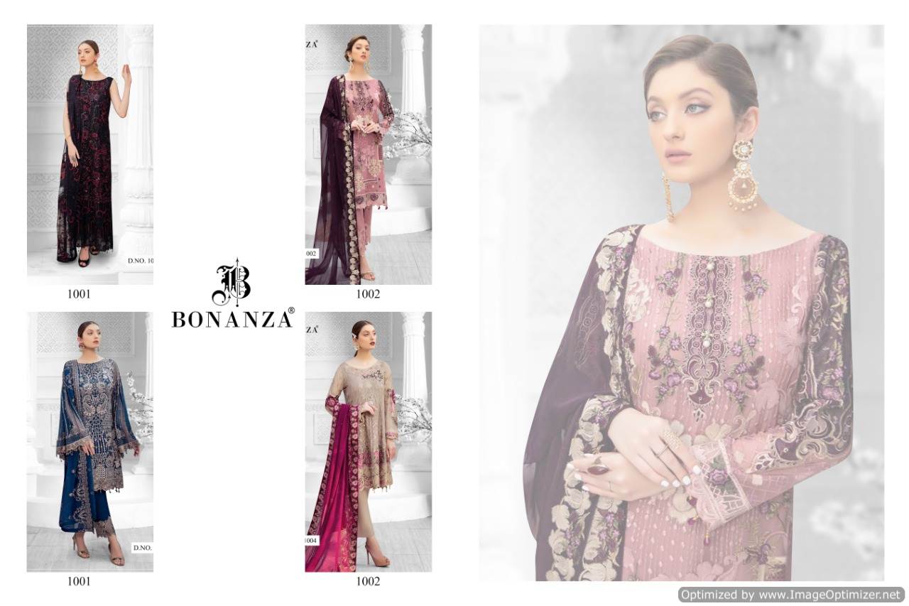 Bonanza Ramsha Allifa Vol-1 Latest Pakistani Heavy Designer Suit Collection 