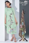 Laxuria Trendz 1455 Colours Georgette Kurti With Bottom Dupatta Exporters In India