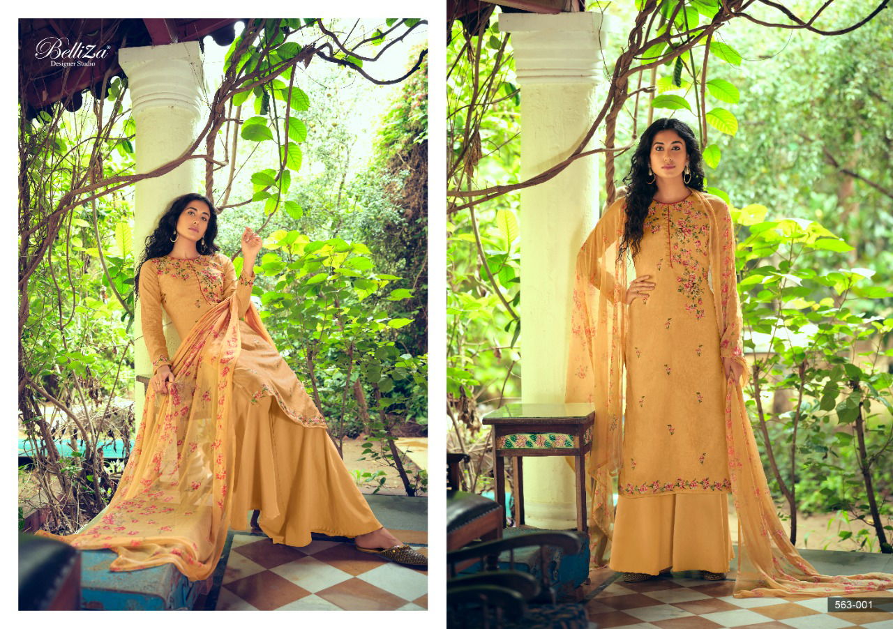 Belliza Nimisha Premium Woollen Winter Casual Wear Printed Designer Pashmina Collection