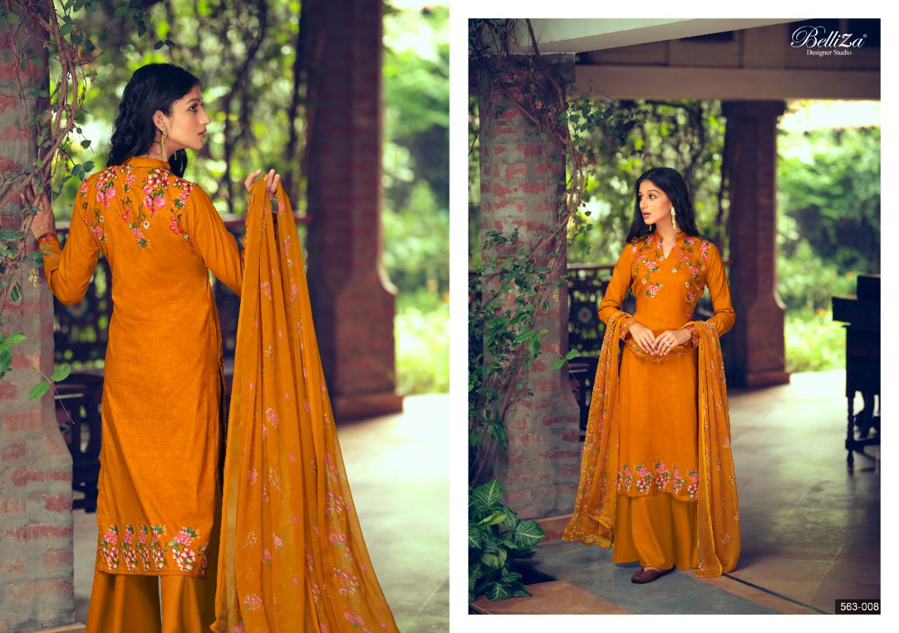 Belliza Nimisha Premium Woollen Winter Casual Wear Printed Designer Pashmina Collection