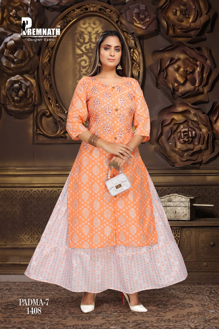 7 Festive Wear Rayon Designer Fancy Kurti With Skirt Collection