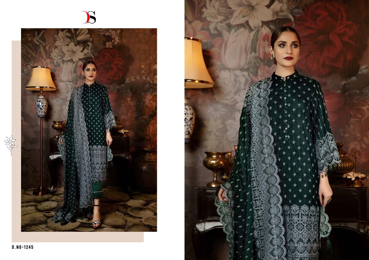 Deepsy Adan Libas Velevt Pashmina Ethnic Wear Pakistani Salwar Kameez Collection