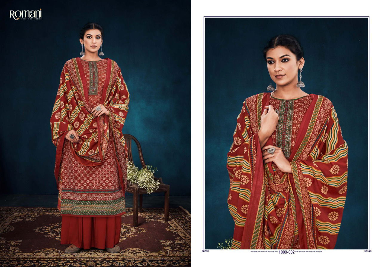 Romani Maahi Exclusive Casual Wear Designer Fancy Dress Material Collection
