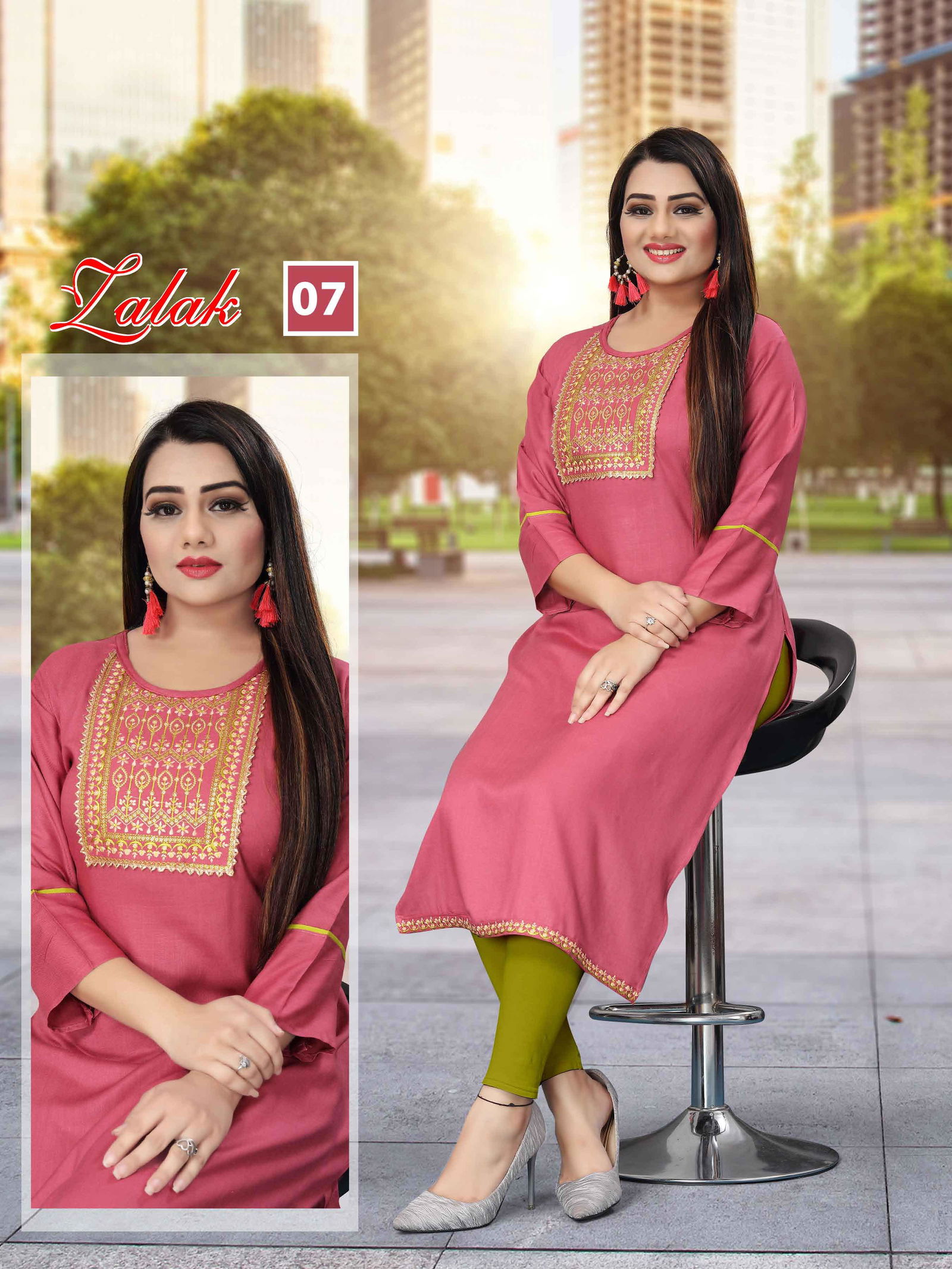 Aagya Zalak 2 Ethnic Wear Designer Kurti Collection