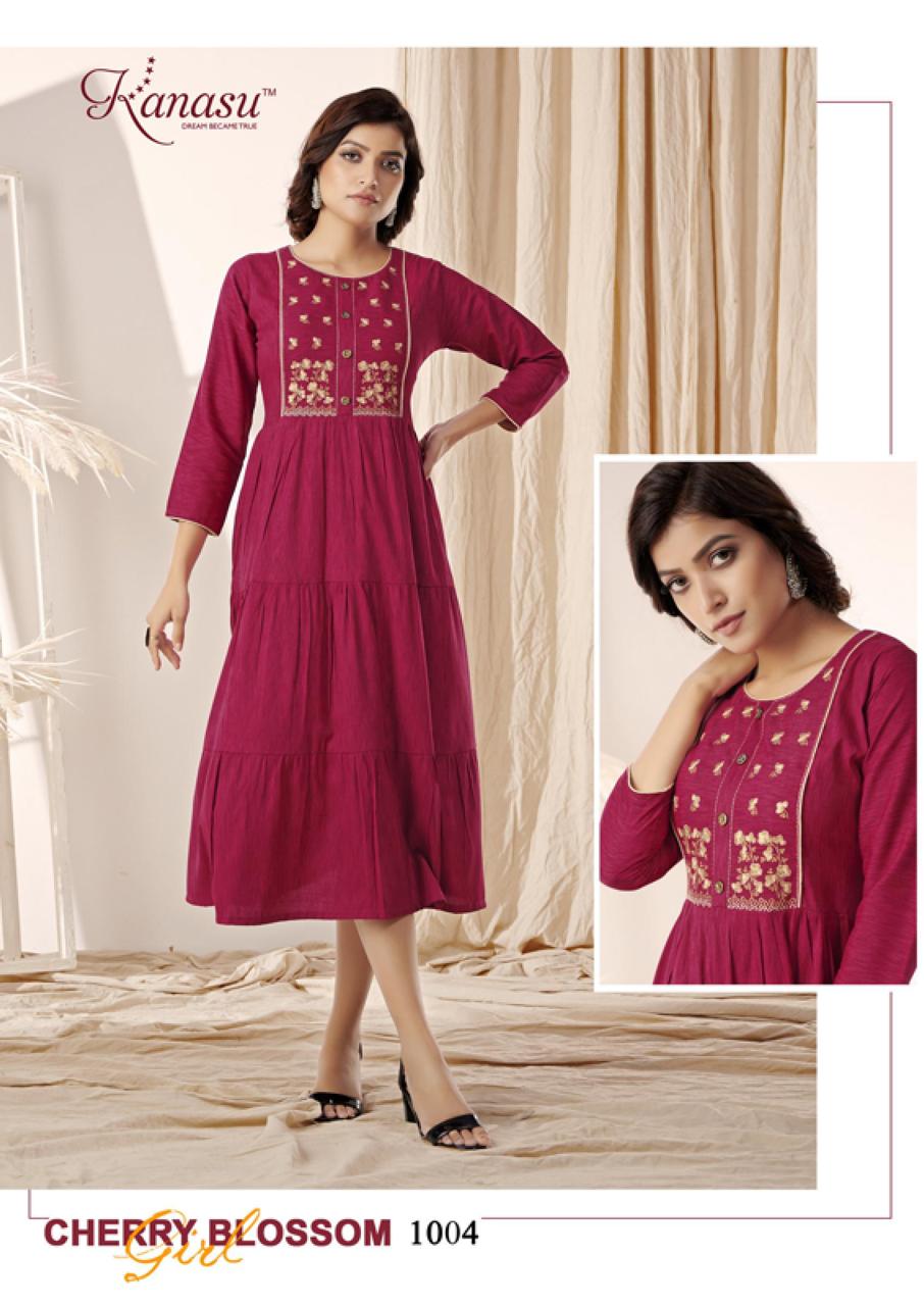 Kanasu Mango 2 latest designer Fancy Wear Anarkali Kurti Collection