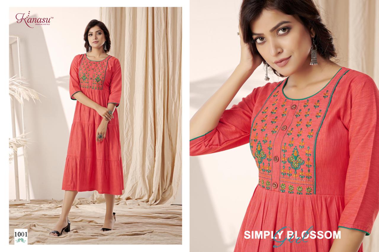 Kanasu Mango 2 latest designer Fancy Wear Anarkali Kurti Collection