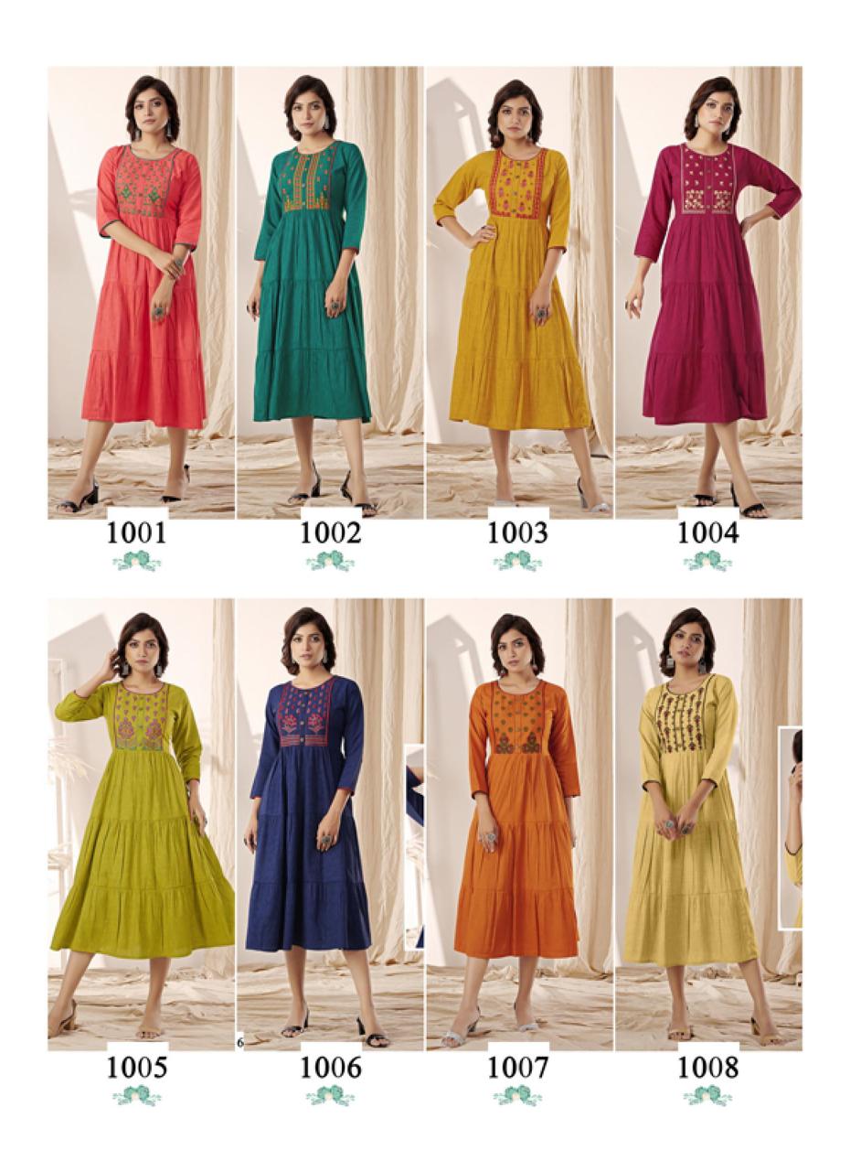 Kanasu Mango 2 latest designer Fancy Wear Anarkali Kurti Collection