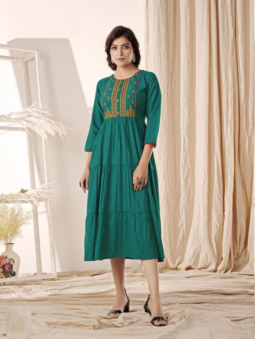 Kanasu Mango 2 latest designer Fancy Wear Anarkali Kurti Collection