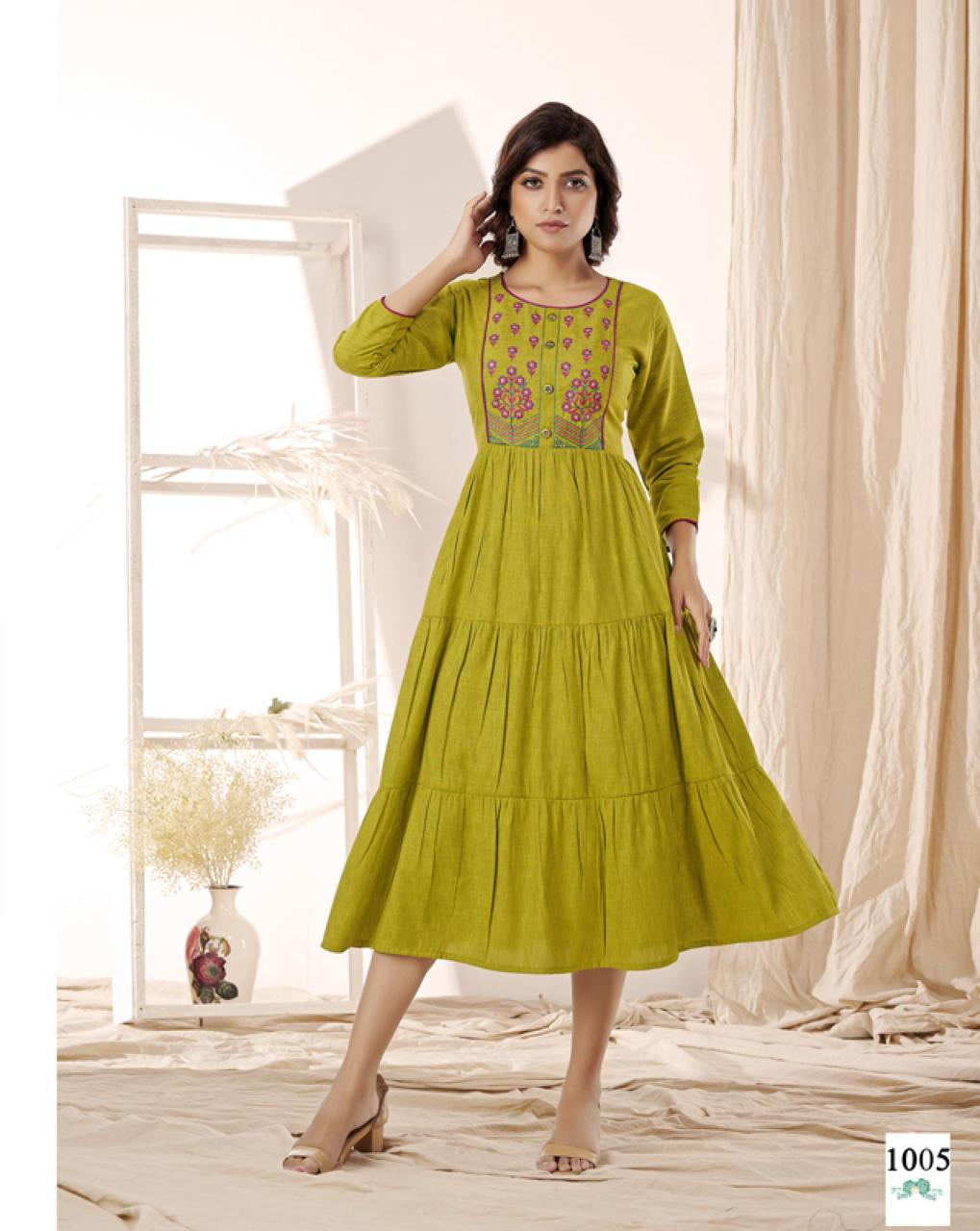 Kanasu Mango 2 latest designer Fancy Wear Anarkali Kurti Collection