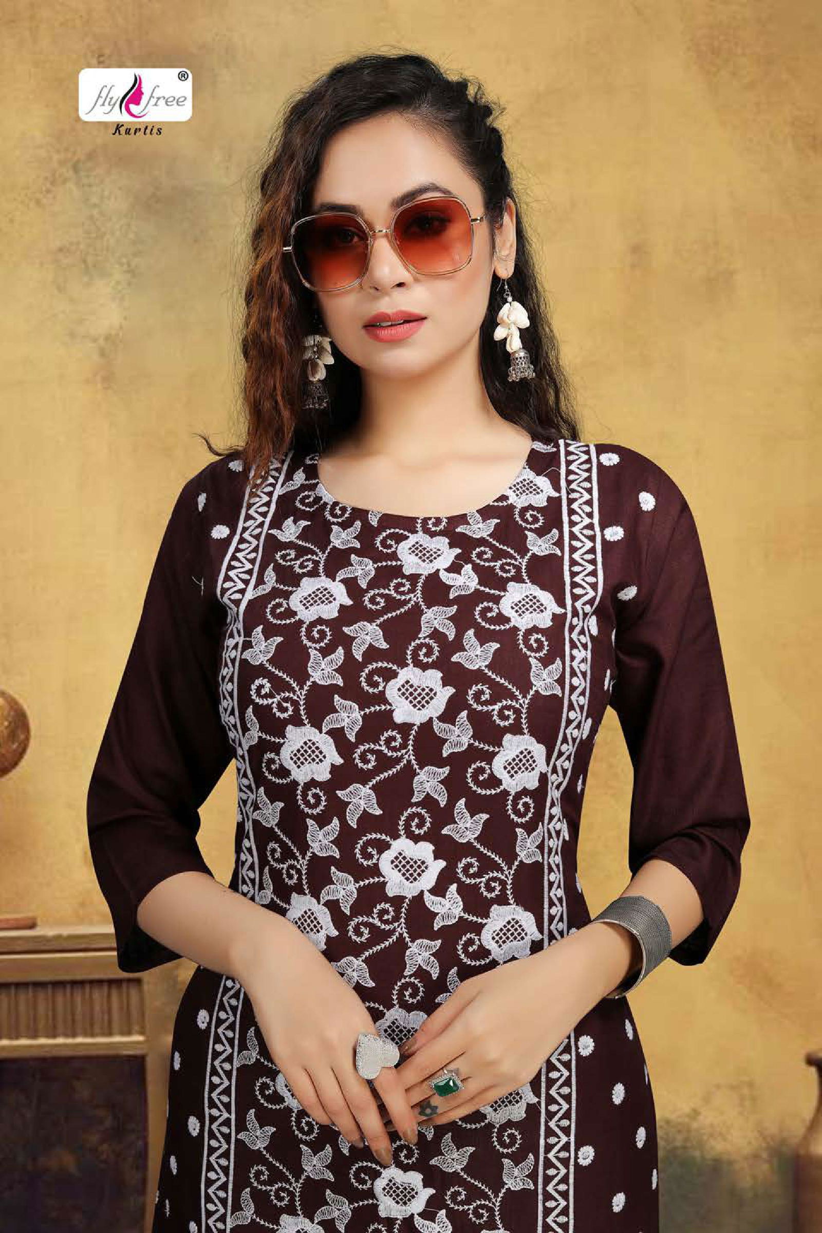 Fly Free Sunaina Ethnic Wear Kurti With Bottom Collection