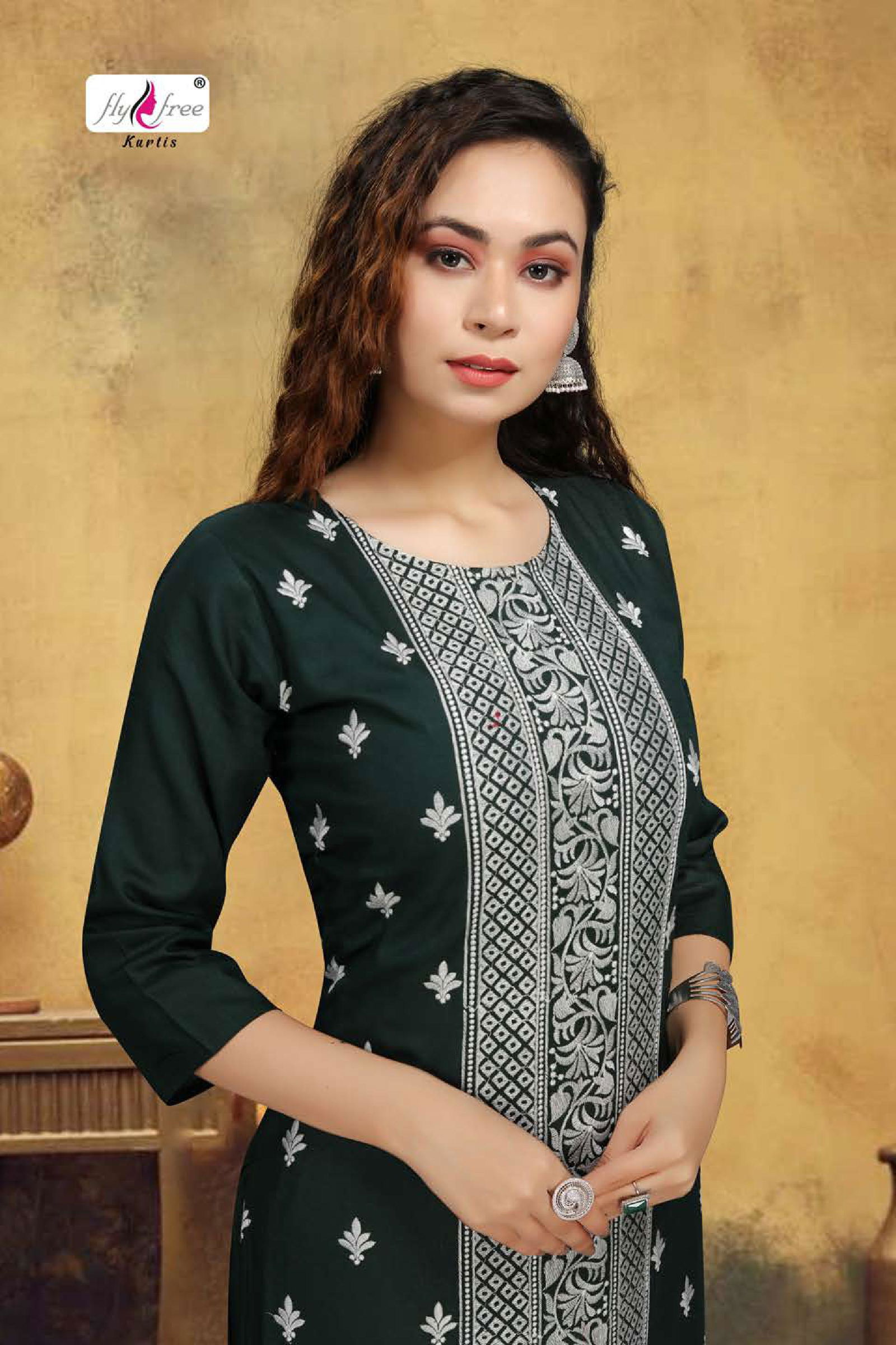 Fly Free Sunaina Ethnic Wear Kurti With Bottom Collection