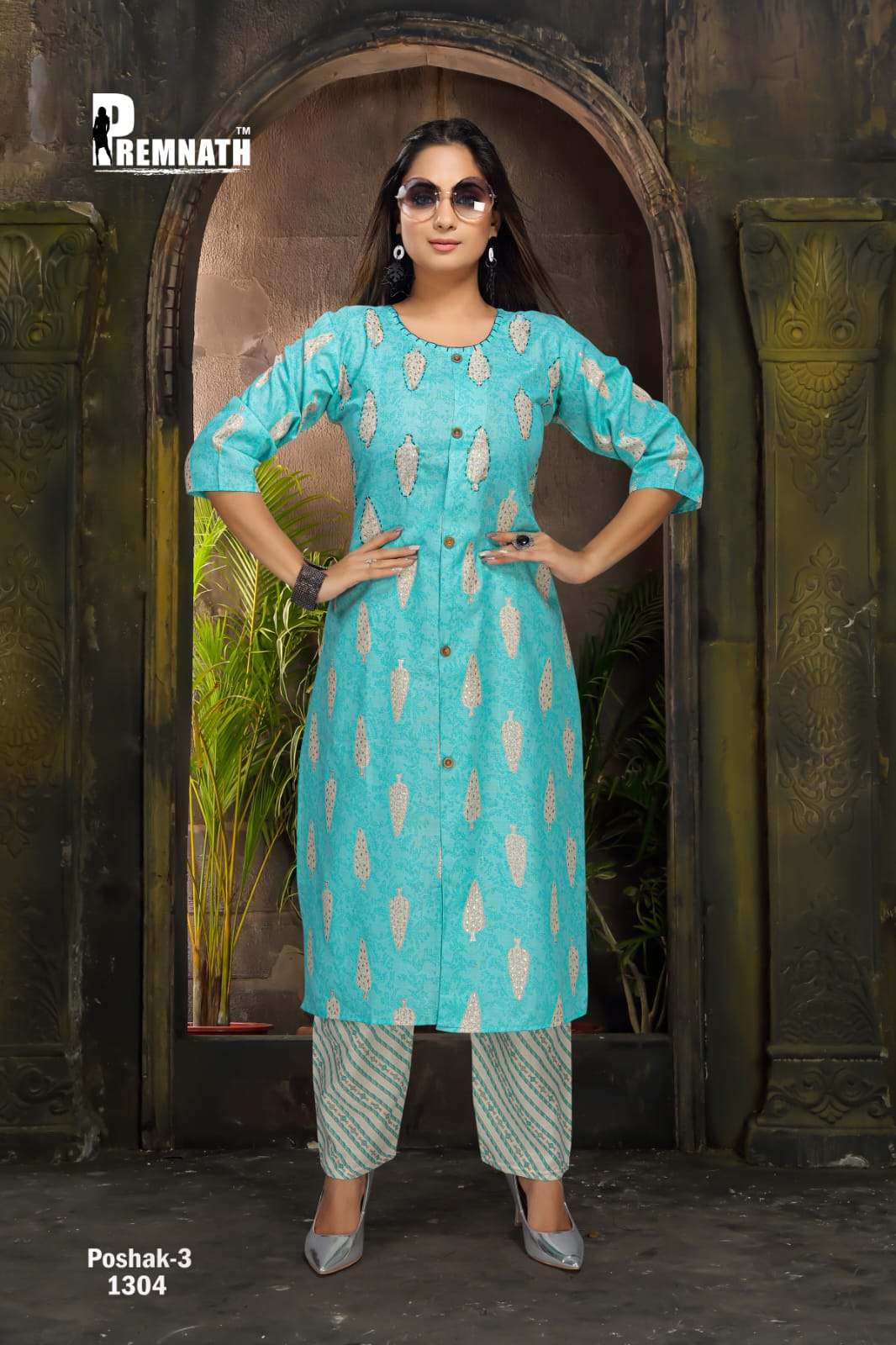Premnath Poshak 3 Ethnic Wear Kurti With Bottom Collection