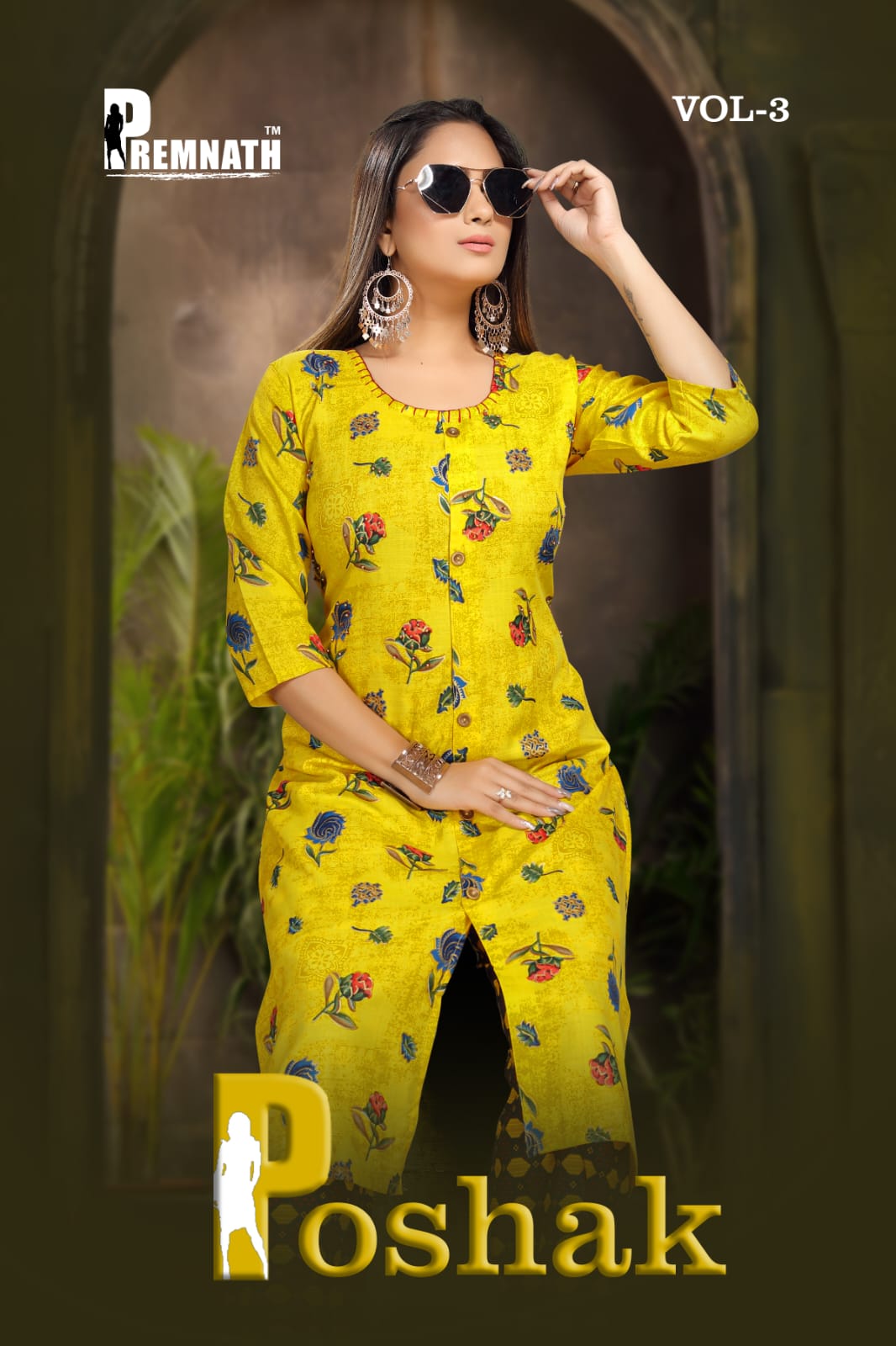 Premnath Poshak 3 Ethnic Wear Kurti With Bottom Collection