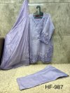 987 A To D By Hoor Tex Roman Glass Silk Salwar Kameez 