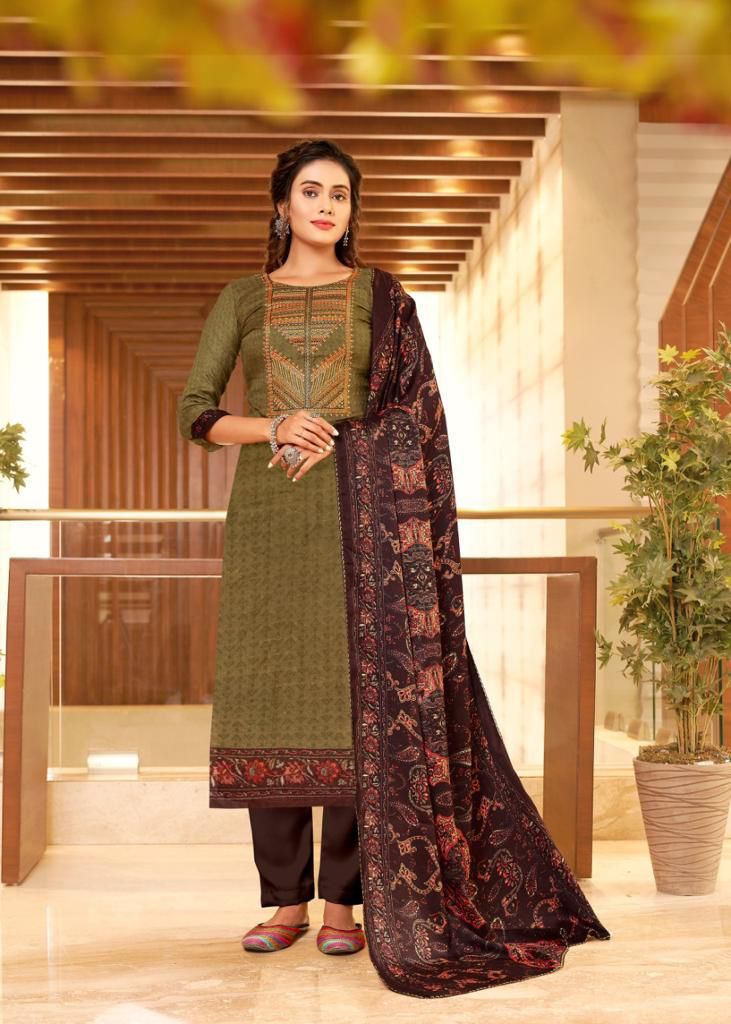 Roli Moli Jamdani Nx 2 Exclusive Wear Pashmina Collection