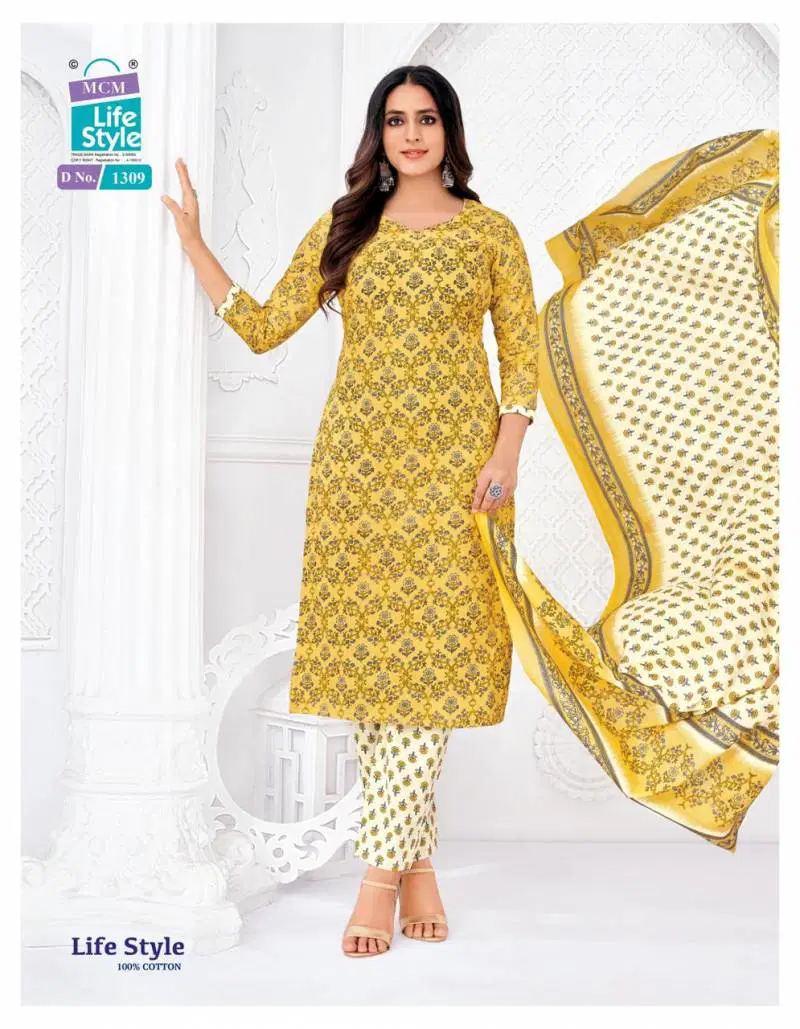 Life Style Vol 13 By Mcm Cotton Dress Material Wholesalers In Delhi