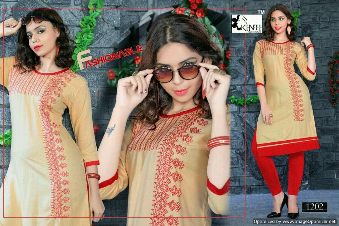 Kinti-Karishma Latest Fancy Ethnic Wear Fancy Kurti collection
 