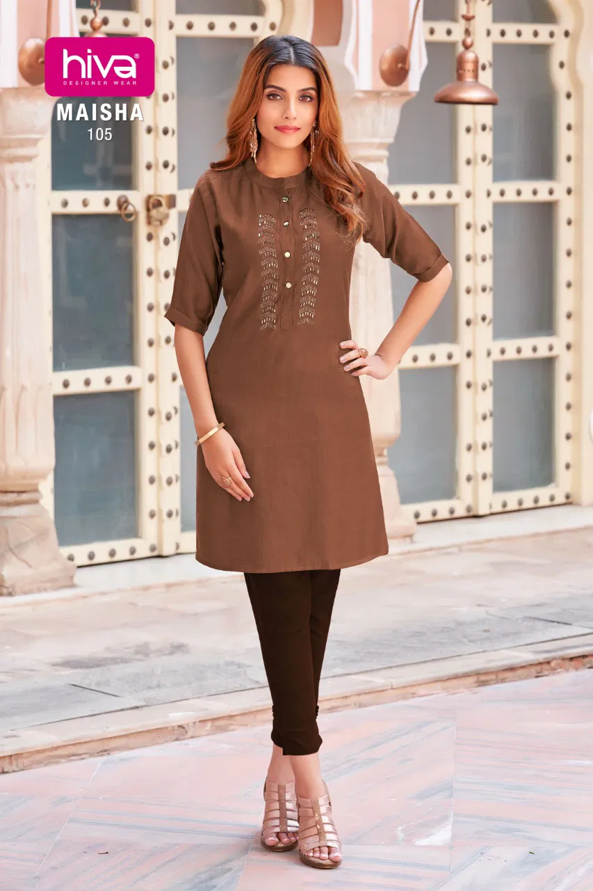 Hiva Maisha Fancy Ethnic Wear Latest Designer Kurti Collection