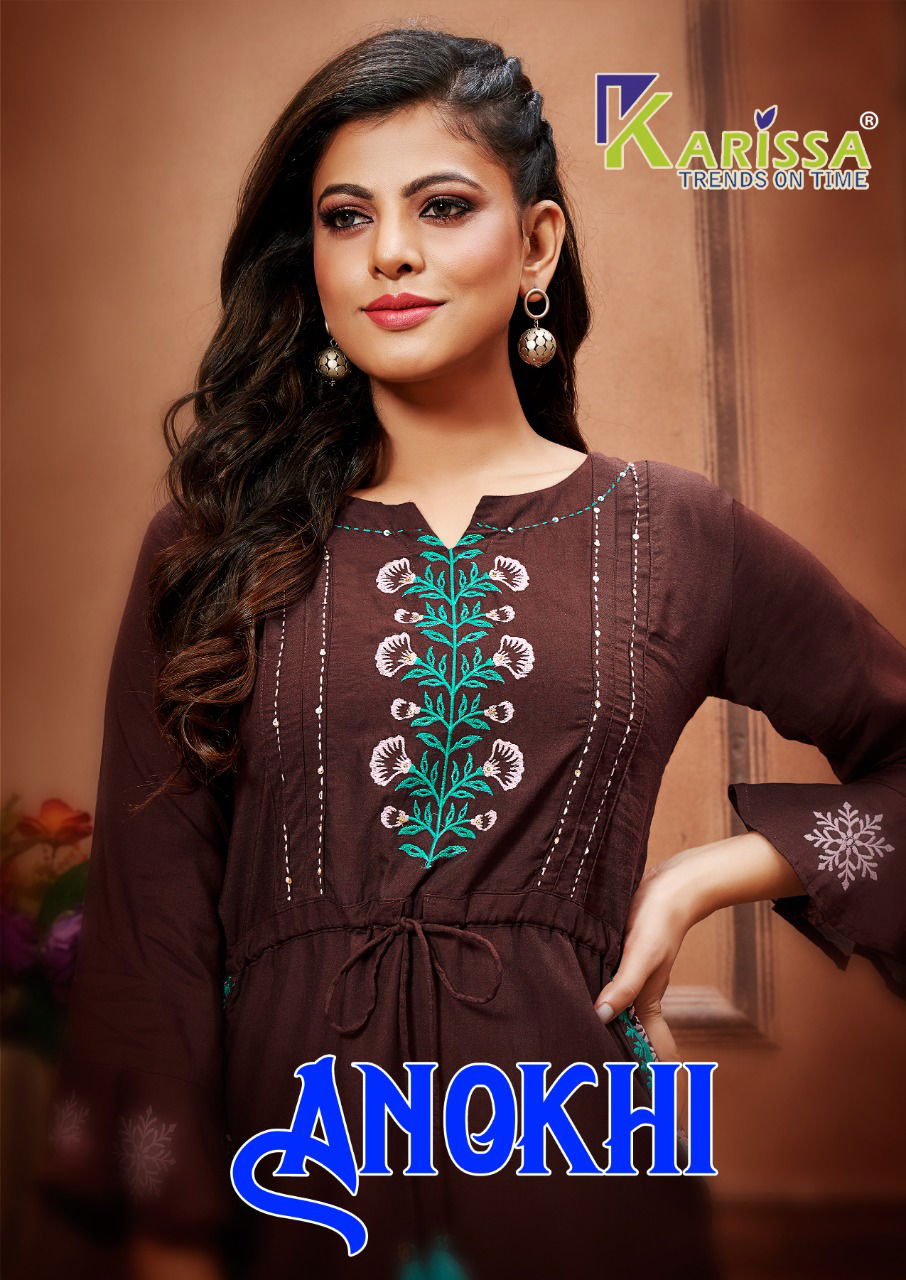 Karissa Anokhi Fancy Wear Designer Kurti Collection