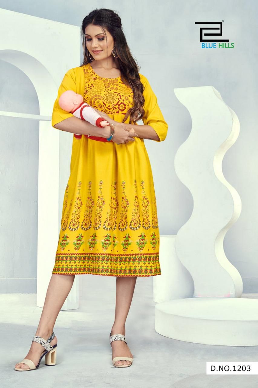 Blue Hills Little Things 1 Ethnic Wear Designer Anarkali Kurti Collection