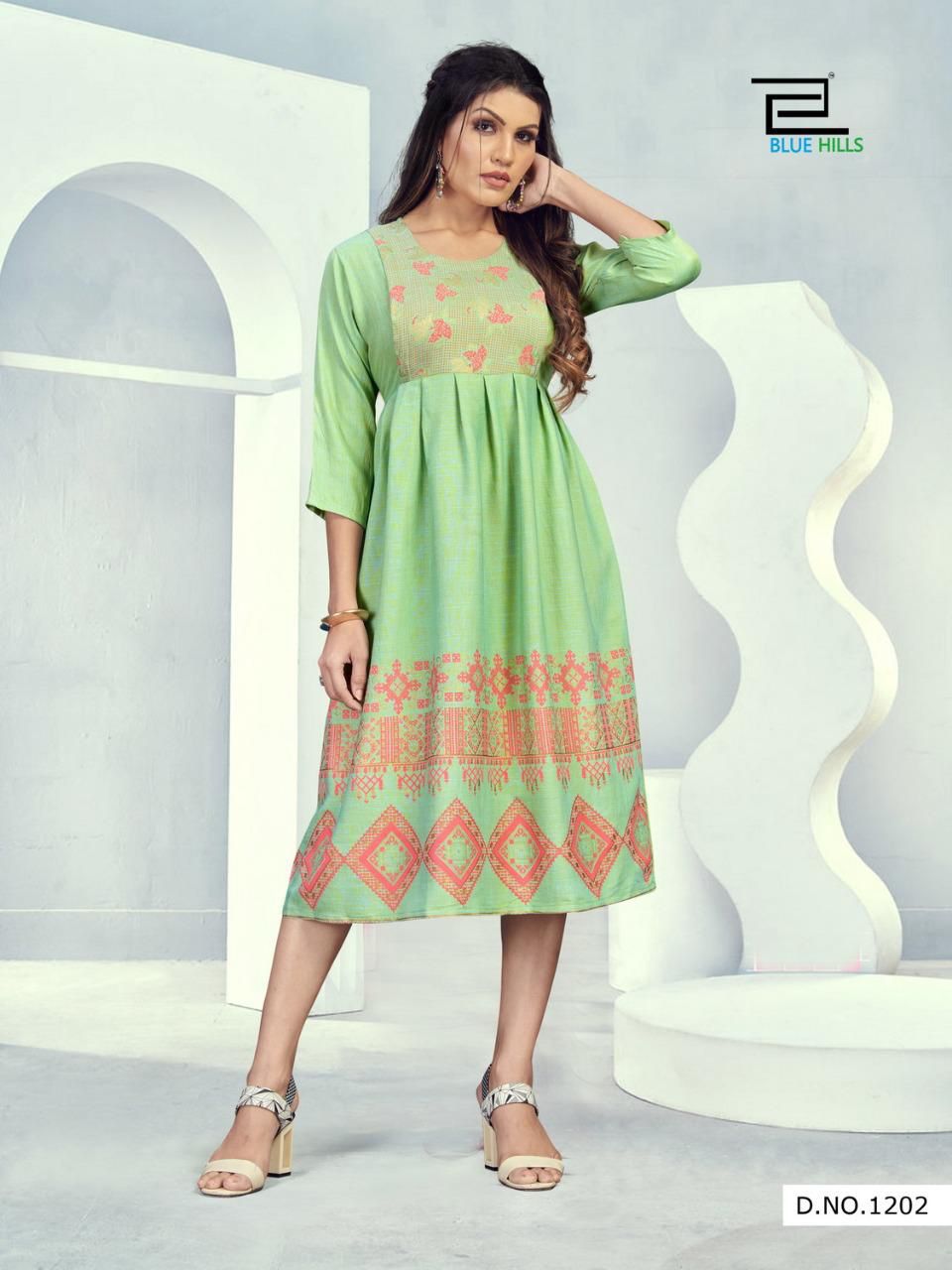 Blue Hills Little Things 1 Ethnic Wear Designer Anarkali Kurti Collection