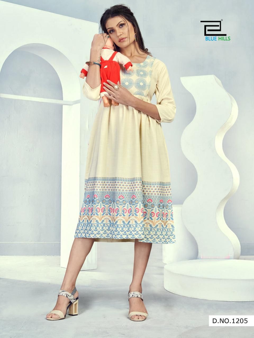 Blue Hills Little Things 1 Ethnic Wear Designer Anarkali Kurti Collection