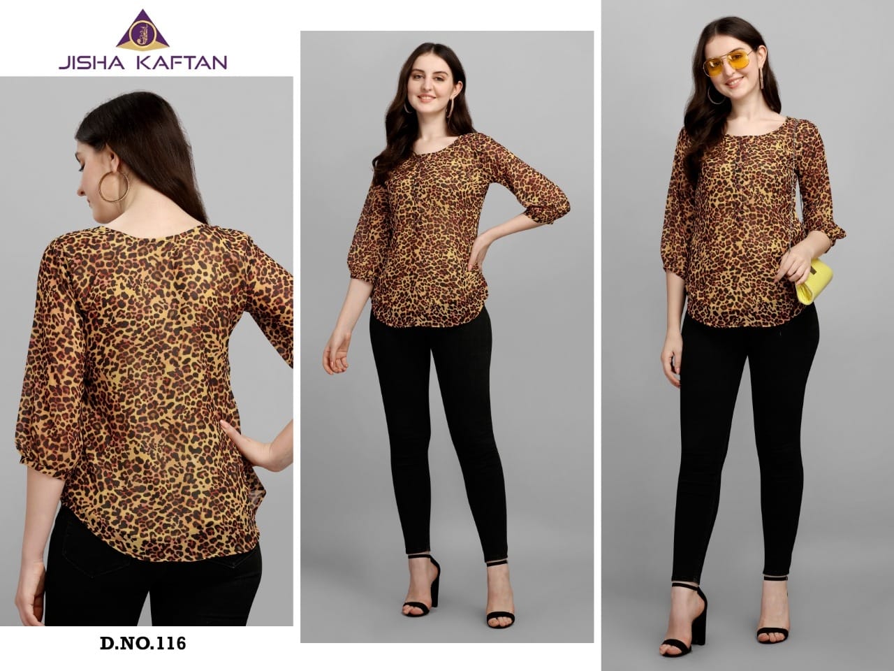 Jelite Georgette Tunics 3 Ethnic Wear Weightless Georgette Ladies Top Collection