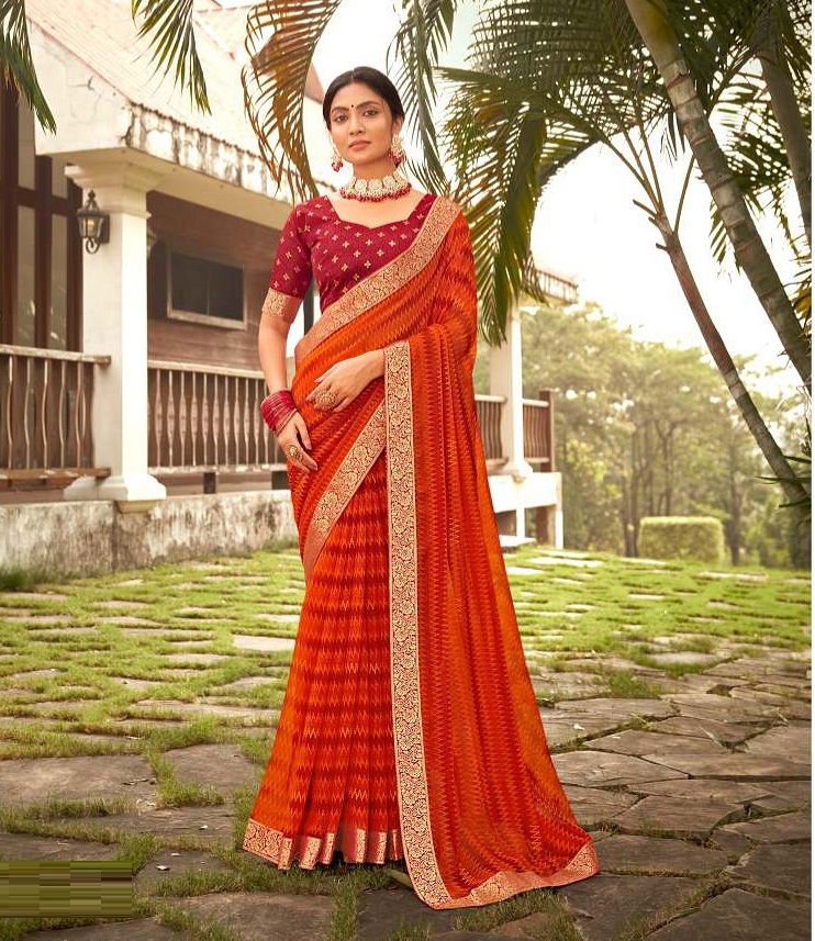 Laxminam Umang Casual Wear Fancy Georgette Saree Latest  Collection