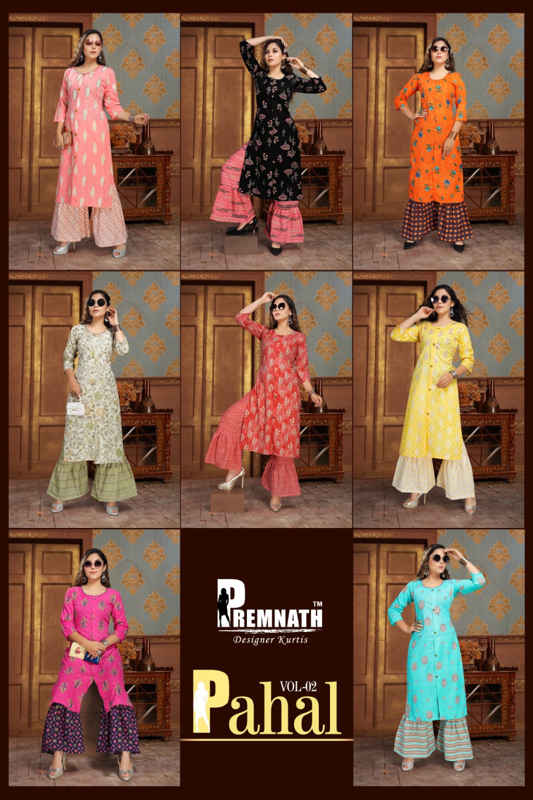 Premnath Pahal 2 Ethnic Wear Fancy Designer Kurti With Bottom Collection